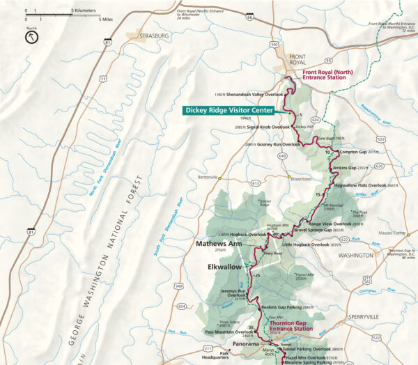Skyline Drive in Shenandoah National Park - Parkcation